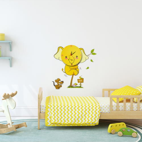 Lampka dziecięca ELEPHANT LED CLOCK 0,6W LED ML147 Milagro