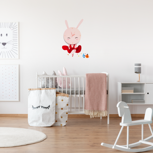 Lampka dziecięca BUNNY LED CLOCK 0,6W LED ML148 Milagro