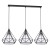Lampa Wisząca TRIANGOLO 3xE27 ML162 Milagro