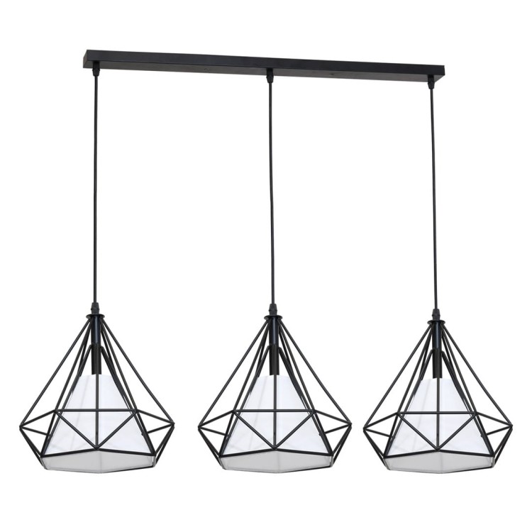 Lampa Wisząca TRIANGOLO 3xE27 ML162 Milagro