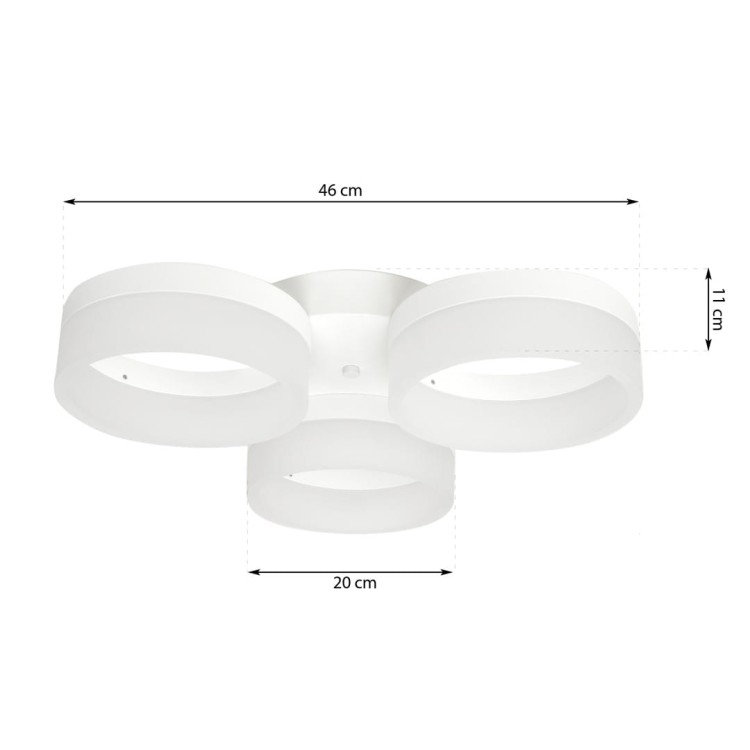 LAMPA SUFITOWA RING 36W LED ML166 Milagro
