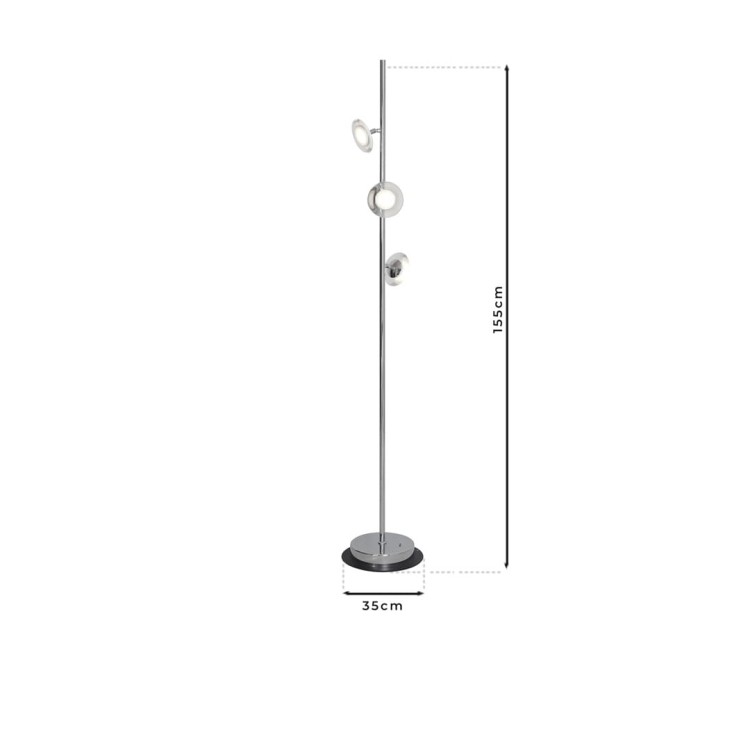 LAMPA STOJĄCA ELLIPSE 15W LED ML177 Milagro