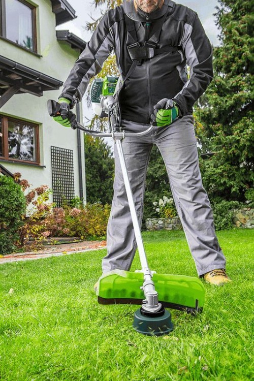 Kosa spalinowa Podkaszarka 1.2 kW szerokość koszenia 255-460 mm 50G491 Verto