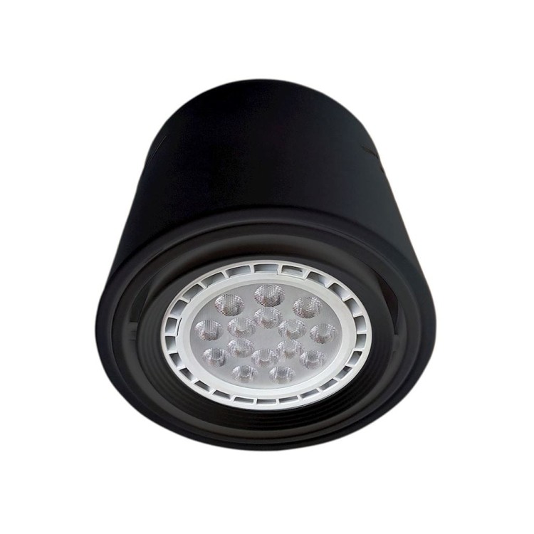 LAMPA SUFITOWA TUBO BLACK 1xAR111 (BEZ ŻARÓWKI) ML227 Milagro