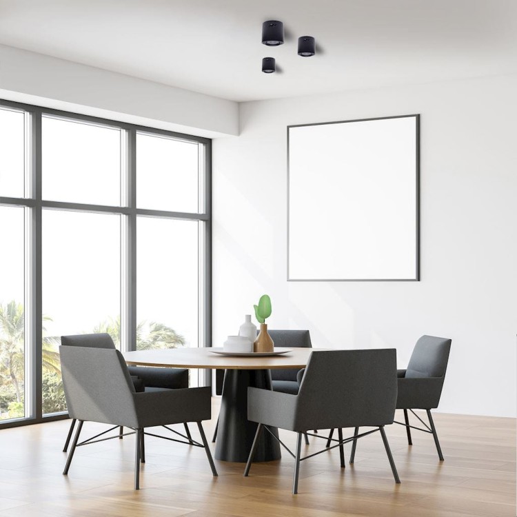 LAMPA SUFITOWA TUBO BLACK 1xAR111 (BEZ ŻARÓWKI) ML227 Milagro