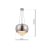 Lampa sufitowa wisząca żyrandol STARLIGHT 3xE14 ML241 Milagro 3x E14 nowoczesna oprawa oświetleniowa okrągła kryształy kryształ szkło chrom zwis Inspiracje Premium