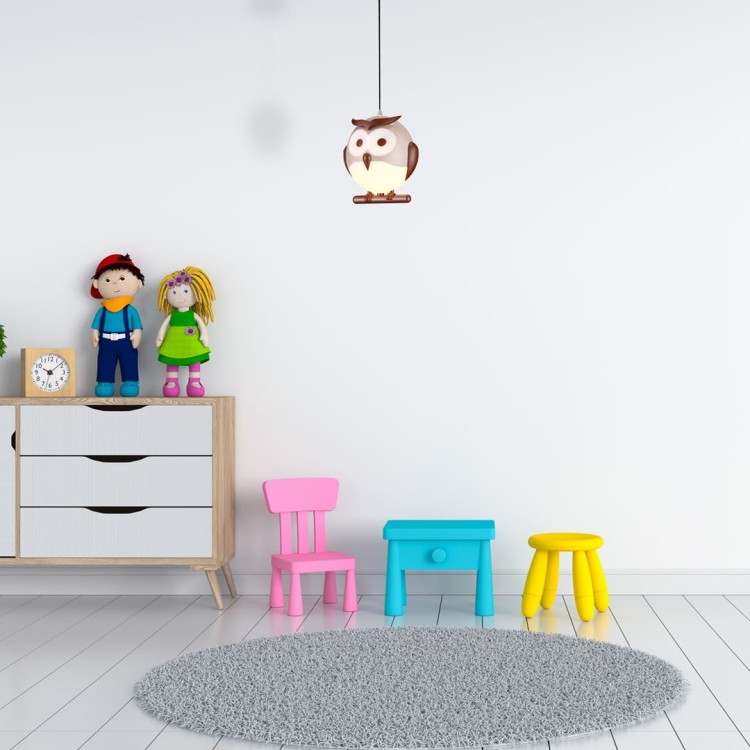 LAMPA WISZĄCA OWL 1XE14 LED ML243 Milagro