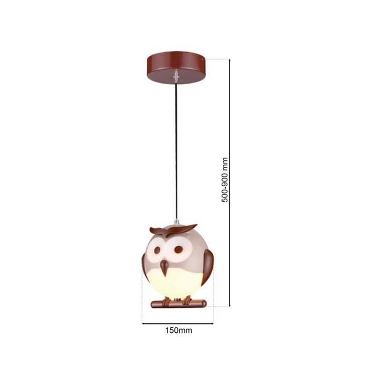 LAMPA WISZĄCA OWL 1XE14 LED ML243 Milagro