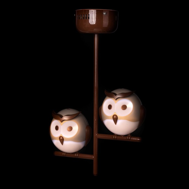 LAMPKA SUFITOWA OWL 2XG9 LED ML244 Milagro