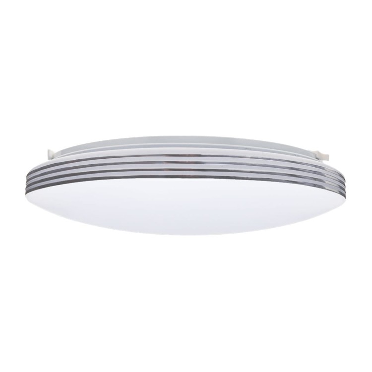 Plafoniera Plafon SIENA 25W LED 350mm + pilot ML262 Milagro z pilotem salonu sypialni korytarza jadalni oprawa lampa sufitowa nowoczesna oświetleniowa chrom barwa zmienna zimna neutralna biała dzienna ciepła Inspiracje Premium