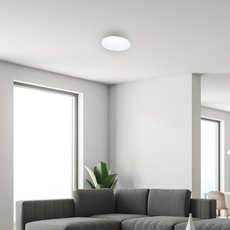 Plafoniera Plafon SIENA 25W LED 350mm + pilot ML262 Milagro z pilotem salonu sypialni korytarza jadalni oprawa lampa sufitowa nowoczesna oświetleniowa chrom barwa zmienna zimna neutralna biała dzienna ciepła Inspiracje Premium