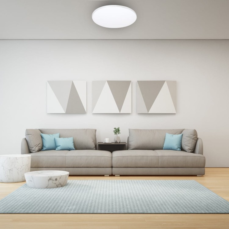 Plafoniera Plafon SIENA 72W LED 550mm + pilot ML263 Milagro z pilotem salonu sypialni korytarza jadalni oprawa lampa sufitowa nowoczesna oświetleniowa chrom barwa zmienna zimna neutralna biała dzienna ciepła Inspiracje Premium