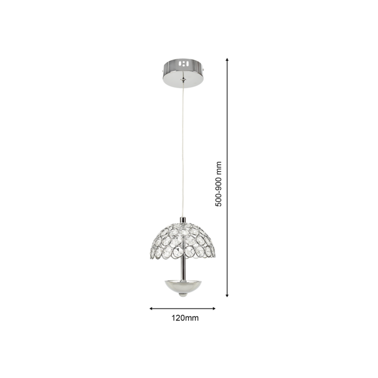 LAMPA WISZĄCA VENUS 1x5W LED ML314 Milagro