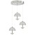 LAMPA WISZĄCA VENUS  3x5W LED ML316 Milagro