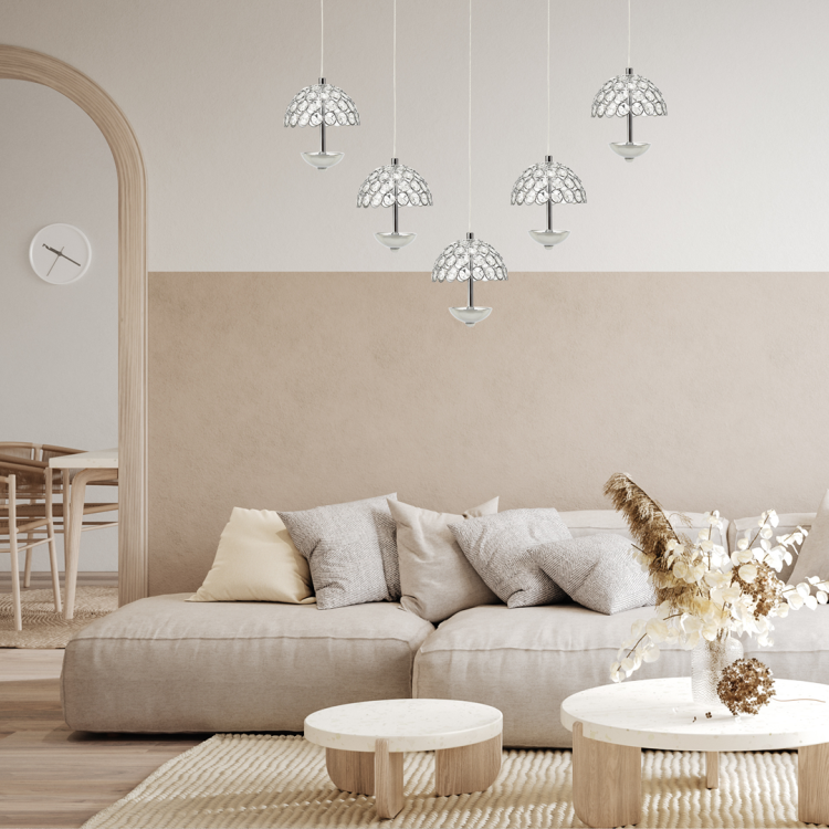LAMPA WISZĄCA VENUS 5x5W LED ML317 Milagro
