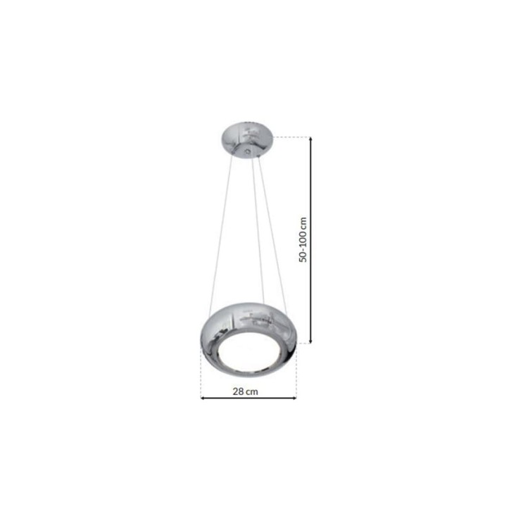 LAMPA WISZĄCA MERCURIO 12W LED ML328 Milagro