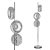 LAMPA STOJĄCA MERCURIO 36W LED ML333 Milagro