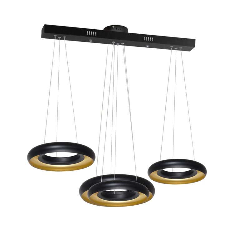 LAMPA WISZĄCA RONDO NERO 36W LED ML354 Milagro