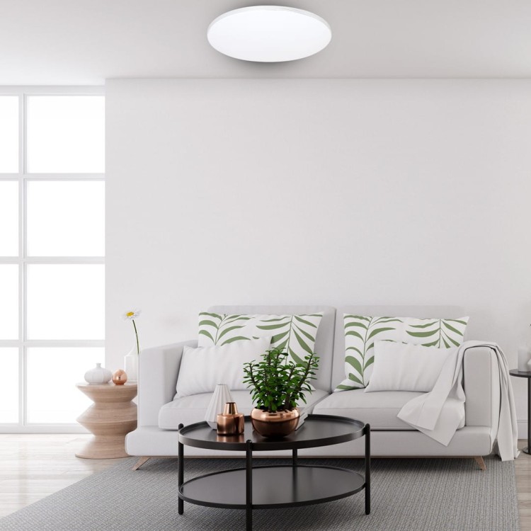 Plafoniera Plafon SIENA 80W LED 750mm + pilot ML3703 Milagro z pilotem salonu sypialni korytarza jadalni oprawa lampa sufitowa nowoczesna oświetleniowa chrom barwa zmienna zimna neutralna biała dzienna ciepła Inspiracje Premium