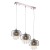Lampa sufitowa wisząca żyrandol STARLIGHT 3xE14 ML3787 Milagro 3x E14 nowoczesna oprawa oświetleniowa okrągła kryształy kryształ szkło chrom zwis Inspiracje Premium