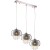 Lampa sufitowa wisząca żyrandol STARLIGHT 3xE14 ML3787 Milagro 3x E14 nowoczesna oprawa oświetleniowa okrągła kryształy kryształ szkło chrom zwis Inspiracje Premium