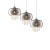 Lampa sufitowa wisząca żyrandol STARLIGHT 3xE14 ML3787 Milagro 3x E14 nowoczesna oprawa oświetleniowa okrągła kryształy kryształ szkło chrom zwis Inspiracje Premium