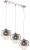 Lampa sufitowa wisząca żyrandol STARLIGHT 3xE14 ML3787 Milagro 3x E14 nowoczesna oprawa oświetleniowa okrągła kryształy kryształ szkło chrom zwis Inspiracje Premium