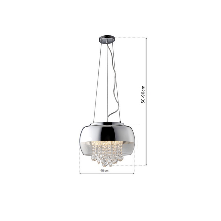 Lampa Wisząca LUNA 3xE14 LED ML3801 Milagro