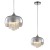 Lampa Wisząca LUNA 1xE14 LED ML3802 Milagro