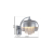 Kinkiet LUNA 1xE14 LED ML3803 Milagro