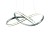 Lampa sufitowa wisząca fale Industrialna Loft WISZĄCA CAPPIO 36W LED ML3806 Milagro 4000K 60cm nowoczesna oprawa oświetleniowa wyginana metal żyrandol chrom zwis Inspiracje Premium