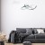 Lampa sufitowa wisząca fale Industrialna Loft WISZĄCA CAPPIO 36W LED ML3806 Milagro 4000K 60cm nowoczesna oprawa oświetleniowa wyginana metal żyrandol chrom zwis Inspiracje Premium