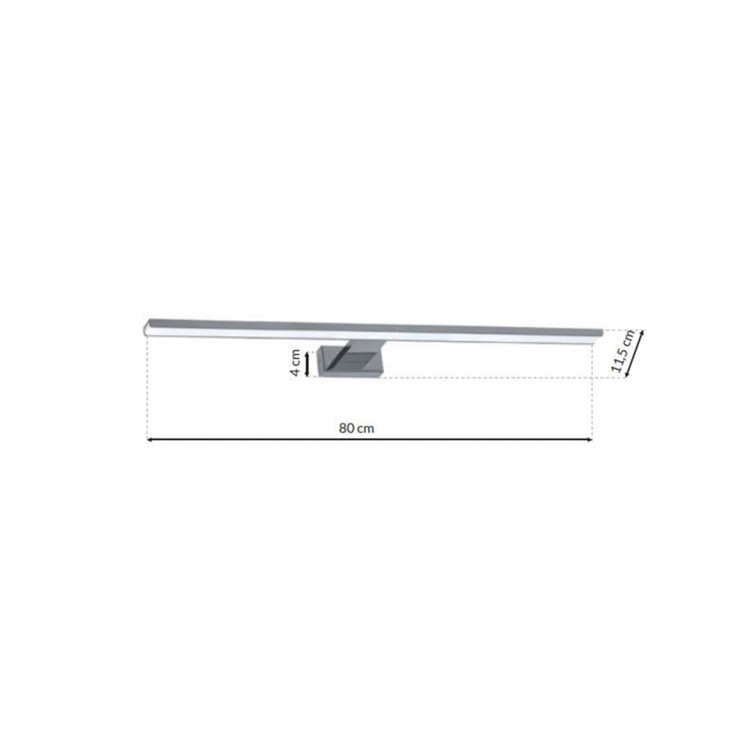 Kinkiet SHINE CHROME 80cm 15W LED ML3809 Milagro