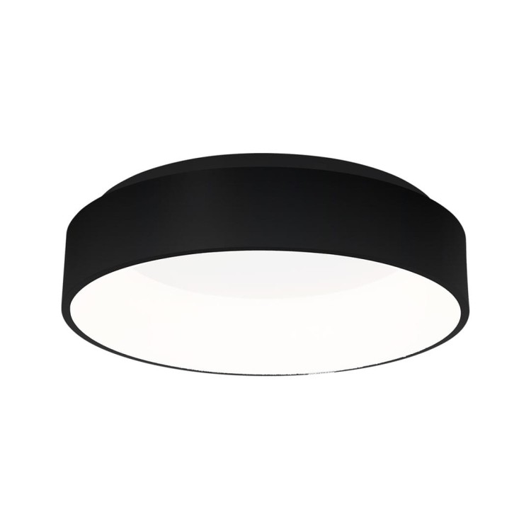 Plafoniera Plafon OHIO BLACK 24W LED 450mm ML3832 Milagro do sypialni korytarza jadalni oprawa lampa sufitowa nowoczesna oświetleniowa czarna czarny barwa neutralna biała dzienna Inspiracje Premium