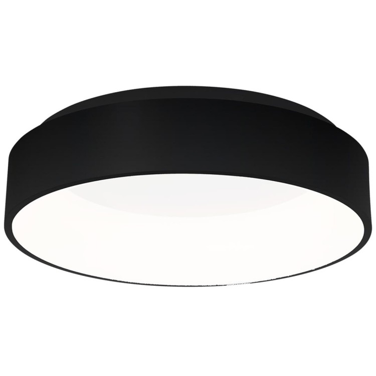 Plafoniera Plafon OHIO BLACK 24W LED 450mm ML3832 Milagro do sypialni korytarza jadalni oprawa lampa sufitowa nowoczesna oświetleniowa czarna czarny barwa neutralna biała dzienna Inspiracje Premium