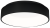 Plafoniera Plafon OHIO BLACK 24W LED 450mm ML3832 Milagro do sypialni korytarza jadalni oprawa lampa sufitowa nowoczesna oświetleniowa czarna czarny barwa neutralna biała dzienna Inspiracje Premium