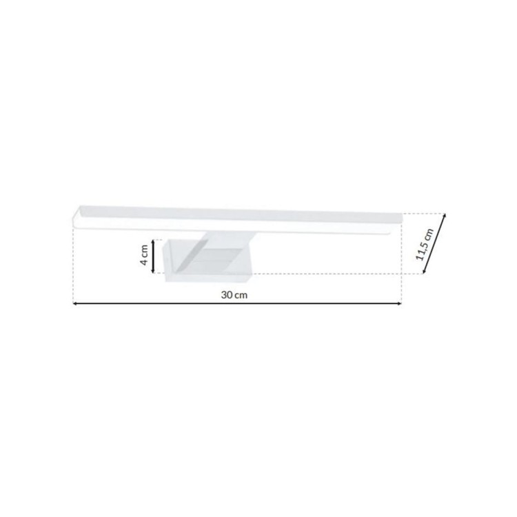 Kinkiet SHINE WHITE 30cm 7W LED ML3873 Milagro