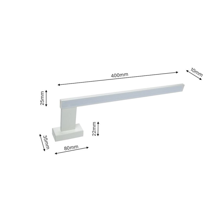 Kinkiet SHINE WHITE 45cm 11W LED ML3877 Milagro