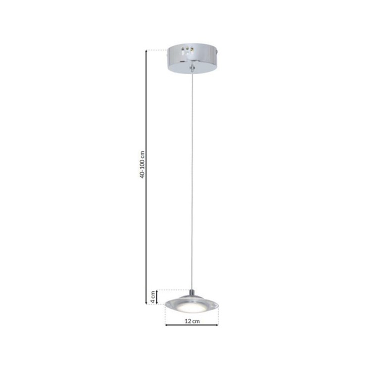 LAMPA WISZĄCA ELLIPSE 5W LED ML411 Milagro
