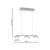 LAMPA WISZĄCA ELLIPSE 15W LED ML416 Milagro