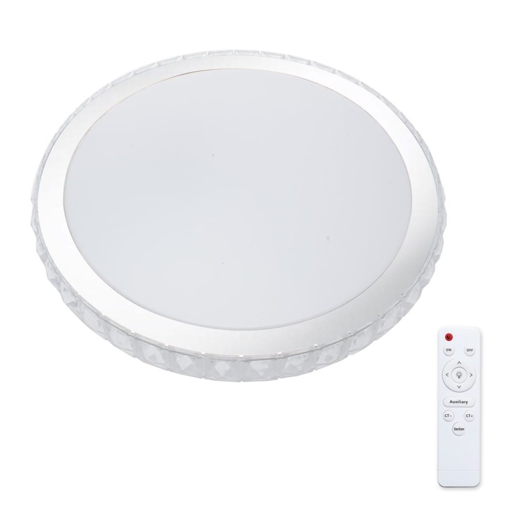 Plafon LAYLA 33W LED O400mm Ściemnialny+ Pilot ML4221 Milagro