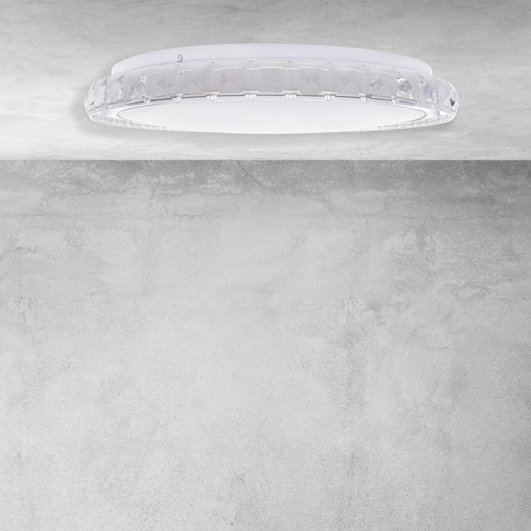 Plafon LAYLA 33W LED O400mm Ściemnialny+ Pilot ML4221 Milagro