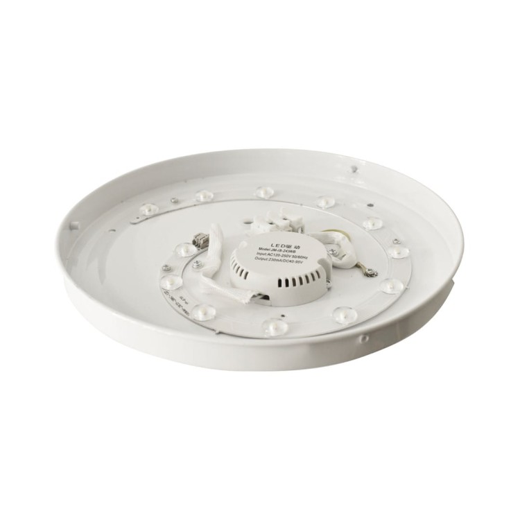 Plafoniera Plafon BRAVO 10W LED 260mm ML4266 Milagro do sypialni korytarza jadalni oprawa lampa sufitowa nowoczesna oświetleniowa chrom barwa neutralna biała dzienna Inspiracje Premium