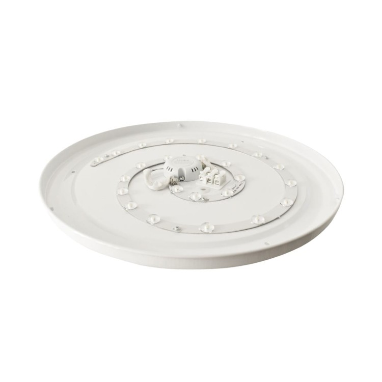 Plafoniera Plafon BRAVO 20W LED 390mm ML4268 Milagro do sypialni korytarza jadalni oprawa lampa sufitowa nowoczesna oświetleniowa chrom barwa neutralna biała dzienna Inspiracje Premium