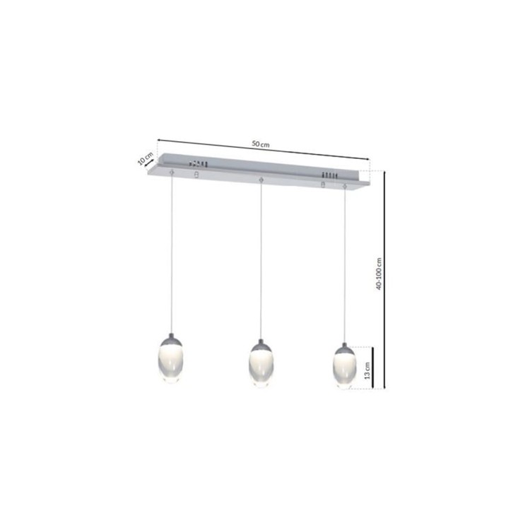 LAMPA WISZĄCA OVO 15W LED ML428 Milagro