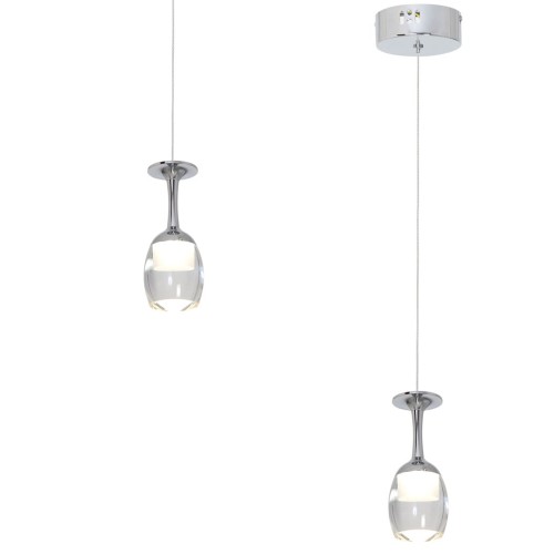 LAMPA WISZĄCA COPPA 1x5W LED ML436 Milagro