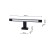 Kinkiet SHINE BLACK 40cm 7W LED ML4379 Milagro