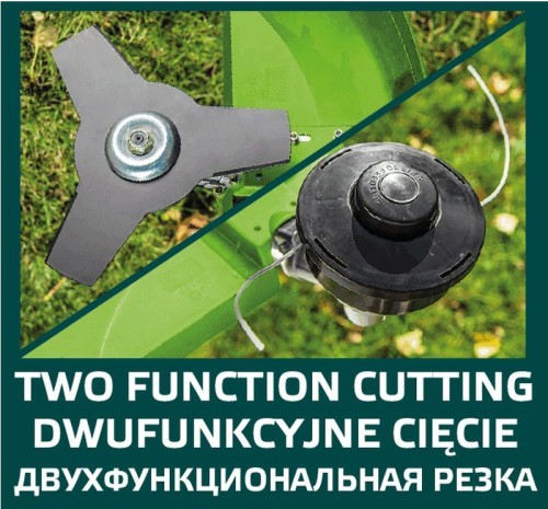 Kosa spalinowa Podkaszarka 1.4 kW szerokość koszenia 255-460 mm 50G490 Verto