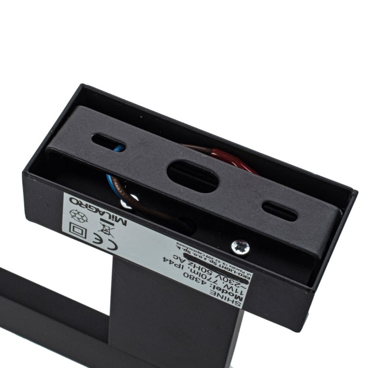 Kinkiet SHINE BLACK 45cm 11W LED ML4380 Milagro