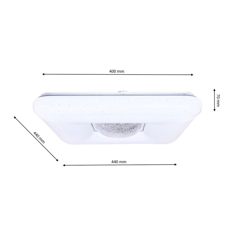 Plafon YAX 24W LED Ściemnialny+ Pilot ML4402 Milagro
